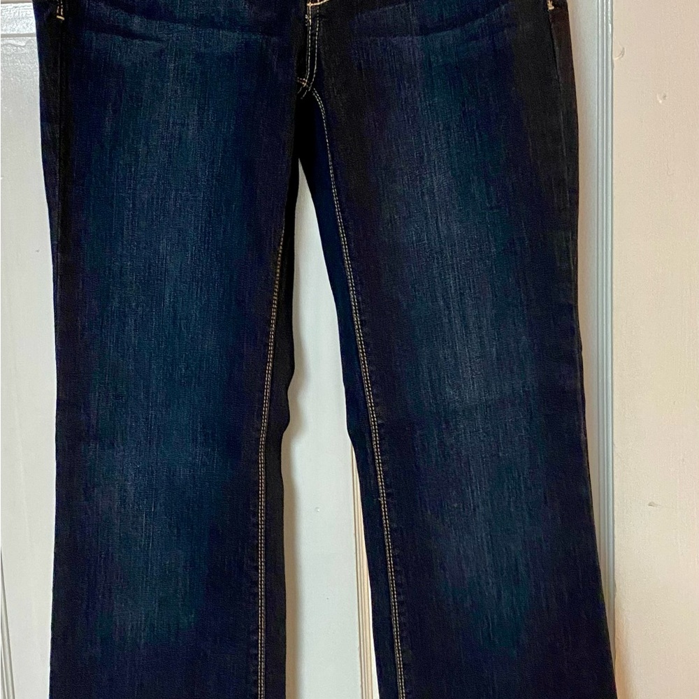 White House Black Market Dark Blue Boot Cut Jeans